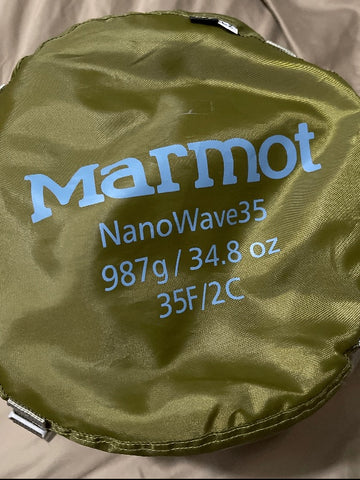 Marmot svefnpoki nano wave 35