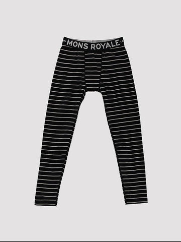 Mons Royale Boy´s Groms Legging Thin Stripe 8-10 Years